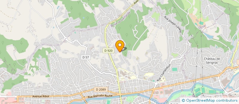 localisation de l'entreprise MONSIEUR JEAN-CLAUDE BROUSSOULOUX  BRIVE-LA-GAILLARDE