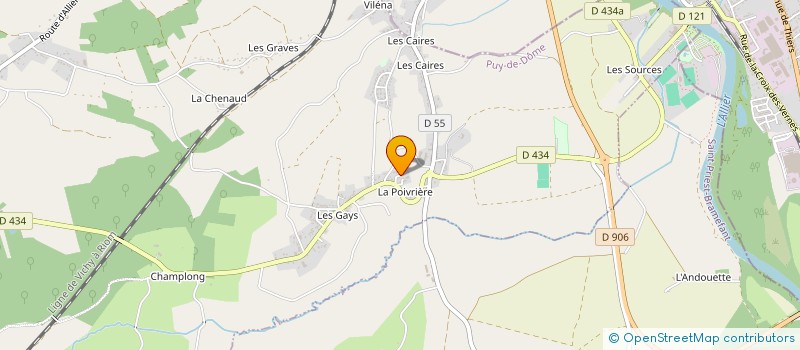 localisation de l'entreprise MONSIEUR JEAN-CLAUDE BRUN à SAINT-SYLVESTRE-PRAGOULIN