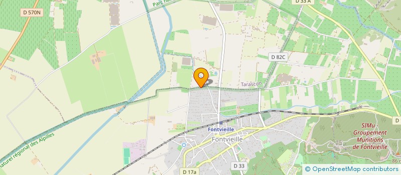 localisation de l'entreprise MONSIEUR JEAN-CLAUDE BRUN  FONTVIEILLE