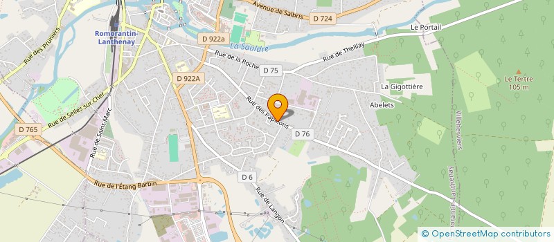 localisation de l'entreprise MONSIEUR JEAN-CLAUDE BRUNEAU  ROMORANTIN-LANTHENAY