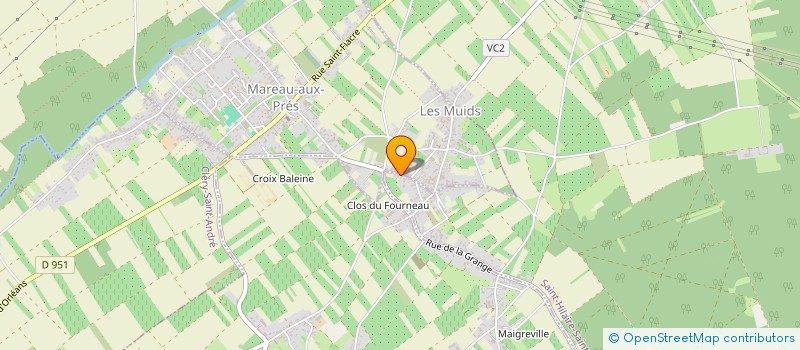 localisation de l'entreprise MONSIEUR JEAN CLAUDE BRUNET  MAREAU-AUX-PRES