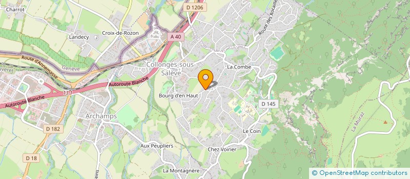 localisation de l'entreprise MONSIEUR JEAN-CLAUDE BRUSSINO  COLLONGES-SOUS-SALEVE