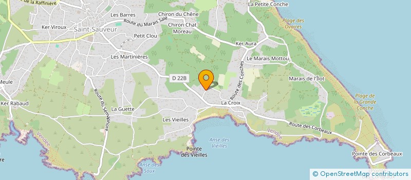 localisation de l'entreprise MONSIEUR JEAN-CLAUDE BUCHOUL à L'ILE-D'YEU