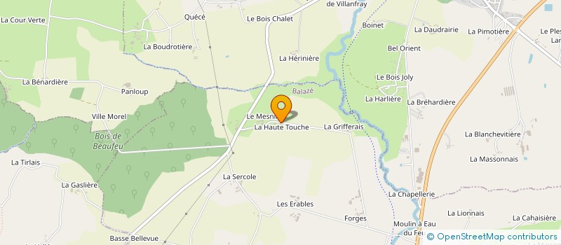localisation de l'entreprise MONSIEUR JEAN-CLAUDE BUFFET à BALAZE