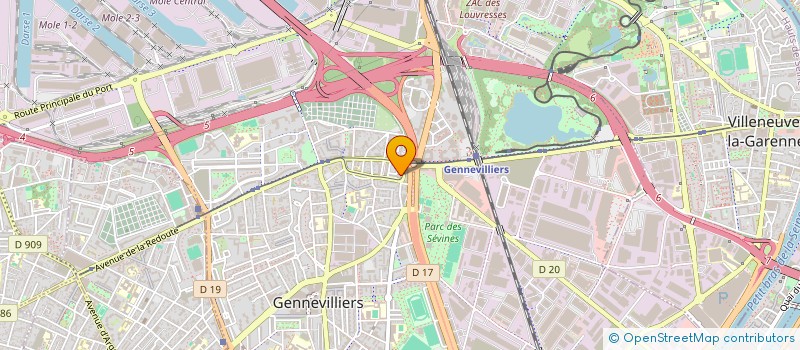 localisation de l'entreprise MONSIEUR JEAN CLAUDE BUIMBA à GENNEVILLIERS