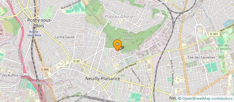 localisation de l'entreprise MONSIEUR JEAN CLAUDE BURDUCHE  NEUILLY-PLAISANCE