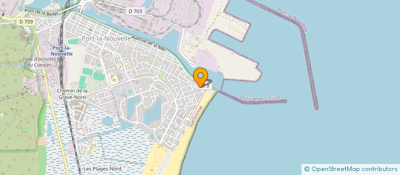 localisation de l'entreprise MONSIEUR JEAN-CLAUDE CABALLE  PORT-LA-NOUVELLE