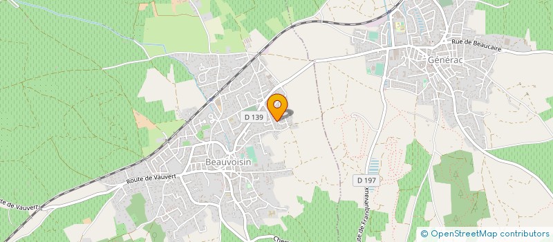 localisation de l'entreprise MONSIEUR JEAN-CLAUDE CABANEL  BEAUVOISIN