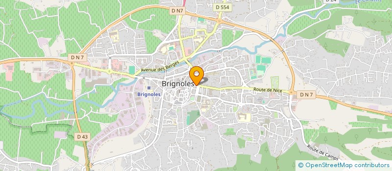 localisation de l'entreprise MONSIEUR JEAN-CLAUDE CALVET à BRIGNOLES