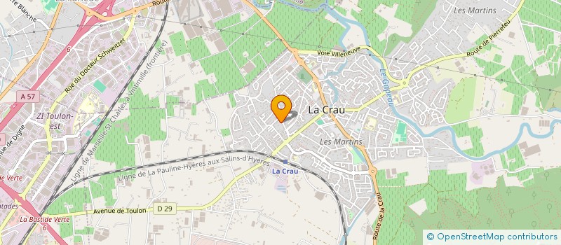 localisation de l'entreprise MONSIEUR JEAN-CLAUDE CAMILLERI  LA CRAU