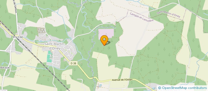 localisation de l'entreprise MONSIEUR JEAN-CLAUDE CAPRON  CAMPET-ET-LAMOLERE