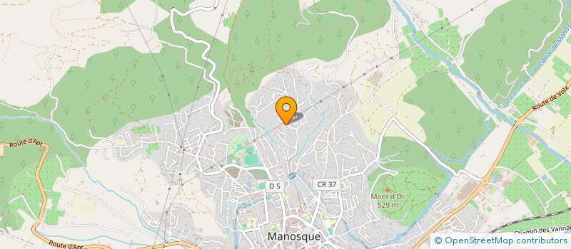 localisation de l'entreprise MONSIEUR JEAN-CLAUDE CARIES à MANOSQUE