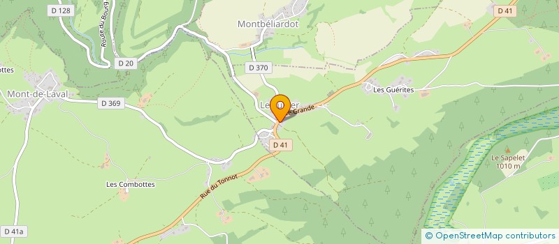 localisation de l'entreprise MONSIEUR JEAN CLAUDE CASSARD  LE LUHIER