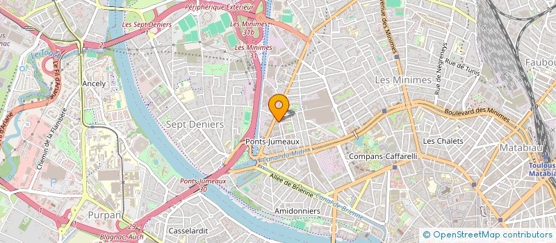 localisation de l'entreprise MONSIEUR JEAN-CLAUDE CAUCHIE à TOULOUSE