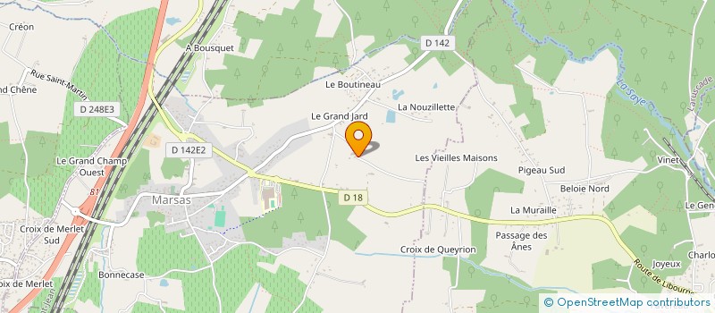 localisation de l'entreprise MONSIEUR JEAN-CLAUDE CAVIGNAC  MARSAS