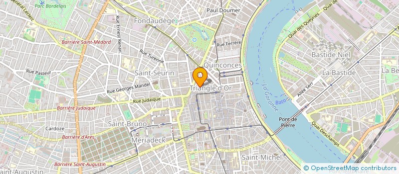 localisation de l'entreprise MONSIEUR JEAN-CLAUDE CAZALAS  BORDEAUX