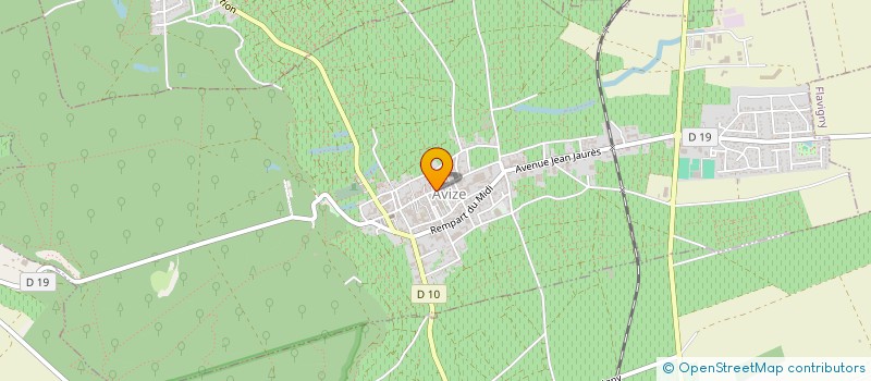 localisation de l'entreprise MONSIEUR JEAN-CLAUDE CAZENAVE  AVIZE