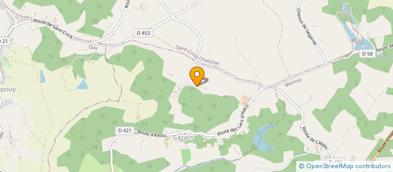 localisation de l'entreprise MONSIEUR JEAN-CLAUDE CAZENAVE  PEYRE