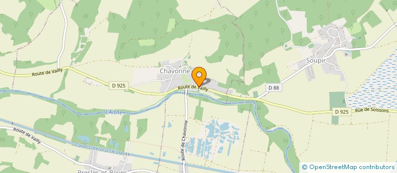 localisation de l'entreprise MONSIEUR JEAN CLAUDE CAZZOLA  CHAVONNE