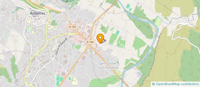 localisation de l'entreprise MONSIEUR JEAN-CLAUDE CHABANIS DUFOUR à SAINT-DIDIER-SOUS-AUBENAS