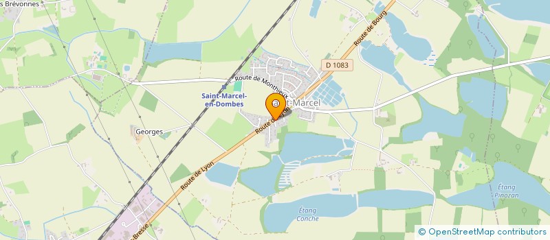 localisation de l'entreprise MONSIEUR JEAN-CLAUDE CHABANON  SAINT-MARCEL