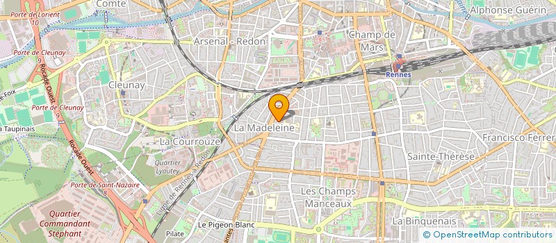 localisation de l'entreprise MONSIEUR JEAN-CLAUDE CHABOT  RENNES