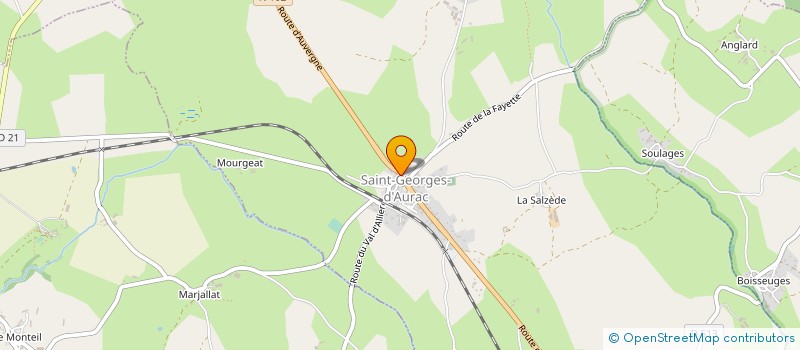 localisation de l'entreprise MONSIEUR JEAN-CLAUDE CHALEIL  VALS-LE-CHASTEL