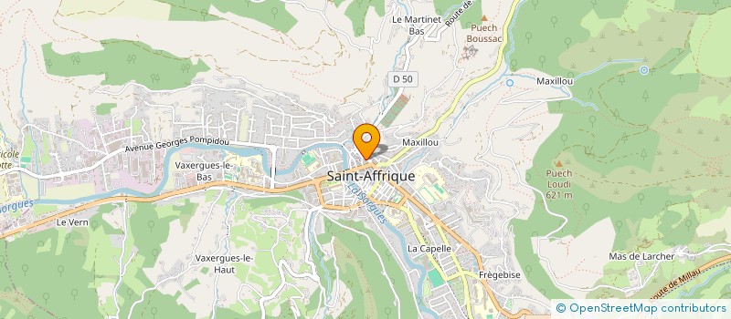 localisation de l'entreprise MONSIEUR JEAN-CLAUDE CHALUMEAU à SAINT-AFFRIQUE