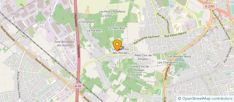 localisation de l'entreprise MONSIEUR JEAN CLAUDE CHARBERET  SARAN