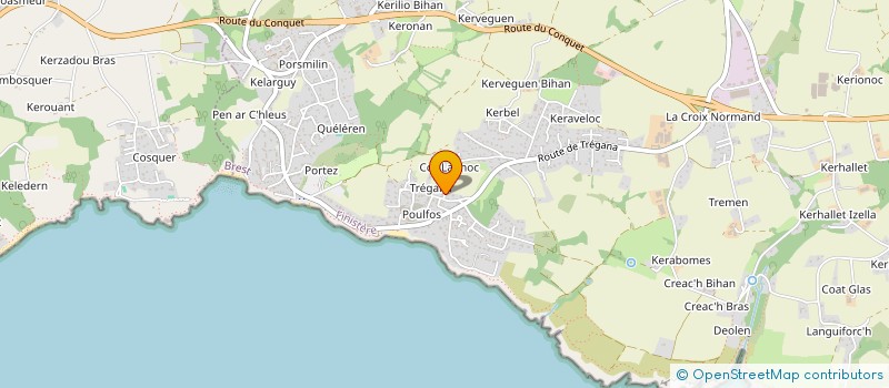 localisation de l'entreprise MONSIEUR JEAN-CLAUDE CHARDONNET  LOCMARIA-PLOUZANE