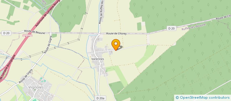 localisation de l'entreprise MONSIEUR JEAN-CLAUDE CHARY à RUFFEY-LES-BEAUNE