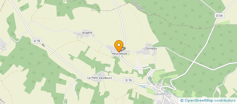 localisation de l'entreprise MONSIEUR JEAN-CLAUDE CHATELIN  VAUDEURS