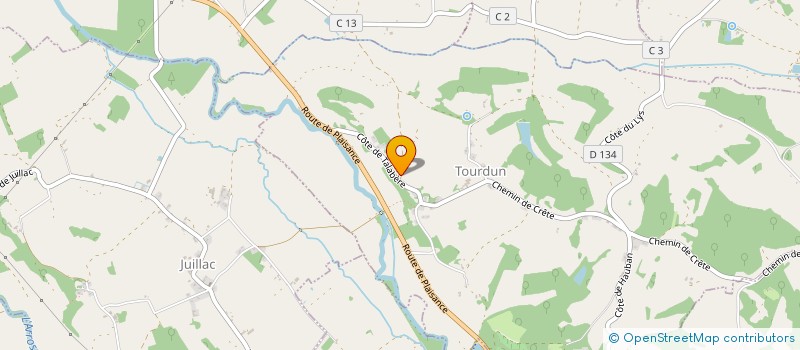 localisation de l'entreprise MONSIEUR JEAN-CLAUDE CHATILLON  LOUSLITGES