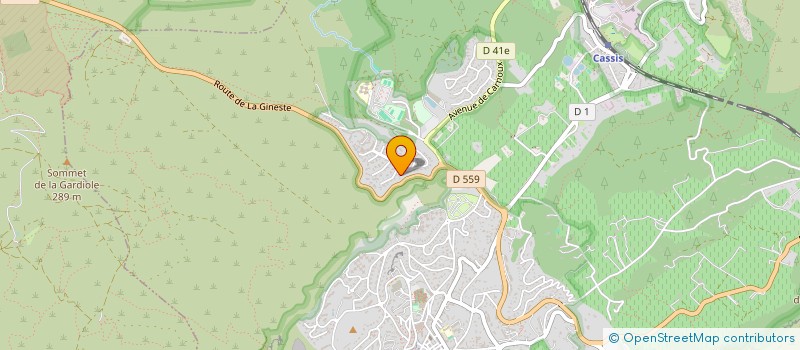 localisation de l'entreprise MONSIEUR JEAN CLAUDE CHAUDESEIGNE  CASSIS