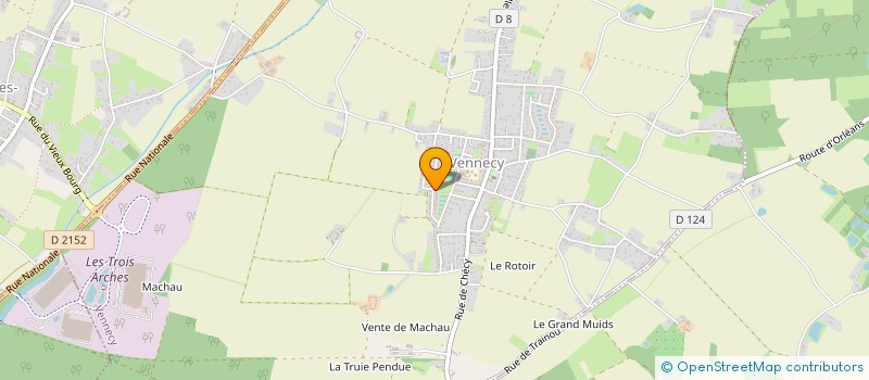 localisation de l'entreprise MONSIEUR JEAN-CLAUDE CHAUSSE  BOIGNY-SUR-BIONNE