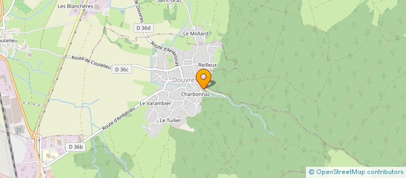 localisation de l'entreprise MONSIEUR JEAN-CLAUDE CHAVANEL  BETTANT