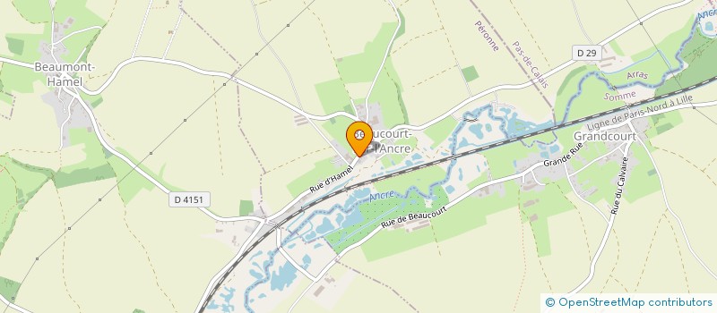 localisation de l'entreprise MONSIEUR JEAN-CLAUDE CHAVATTE à BEAUCOURT-SUR-L'ANCRE