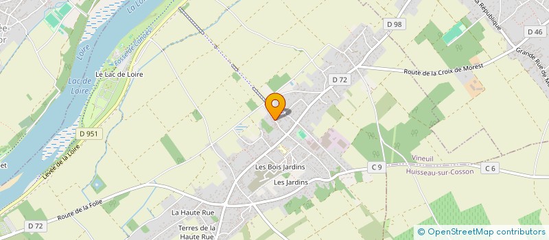 localisation de l'entreprise MONSIEUR JEAN-CLAUDE CHERADAME à VINEUIL