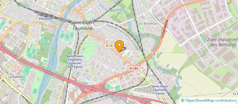 localisation de l'entreprise MONSIEUR JEAN-CLAUDE CHERON à SAINT-OUEN-L'AUMONE