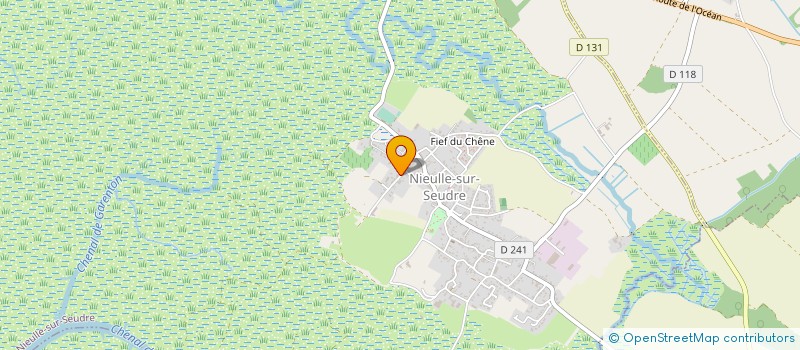 localisation de l'entreprise MONSIEUR JEAN-CLAUDE CHEVALIER  NIEULLE-SUR-SEUDRE