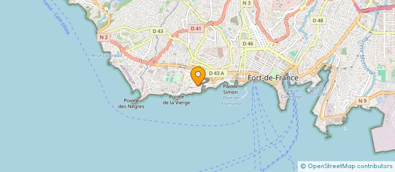 localisation de l'entreprise MONSIEUR JEAN-CLAUDE CHEVON à FORT-DE-FRANCE