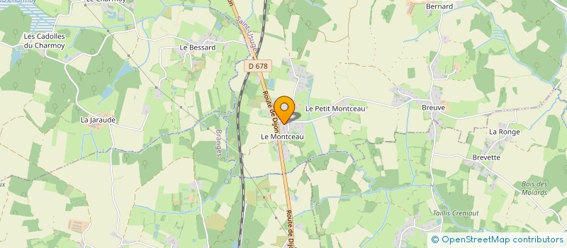 localisation de l'entreprise MONSIEUR JEAN-CLAUDE CHICOISNE  SAINT-USUGE