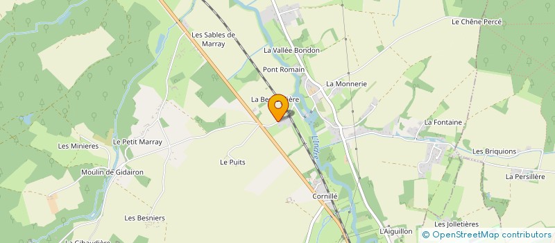 localisation de l'entreprise MONSIEUR JEAN CLAUDE CHILLOU  CHAMBOURG-SUR-INDRE