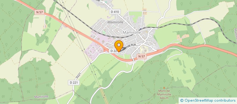 localisation de l'entreprise MONSIEUR JEAN CLAUDE CLERC  MAMIROLLE