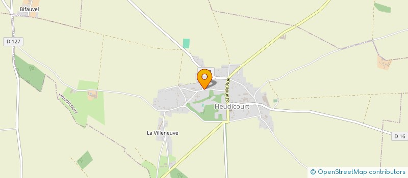 localisation de l'entreprise MONSIEUR JEAN-CLAUDE CLOUET  HEUDICOURT