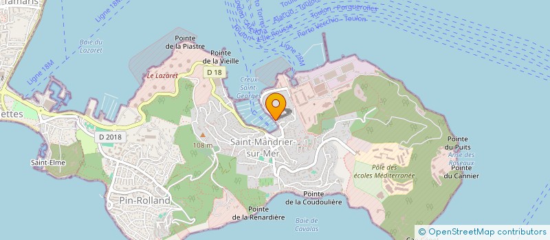 localisation de l'entreprise MONSIEUR JEAN CLAUDE CLUZEAU à SAINT-MANDRIER-SUR-MER