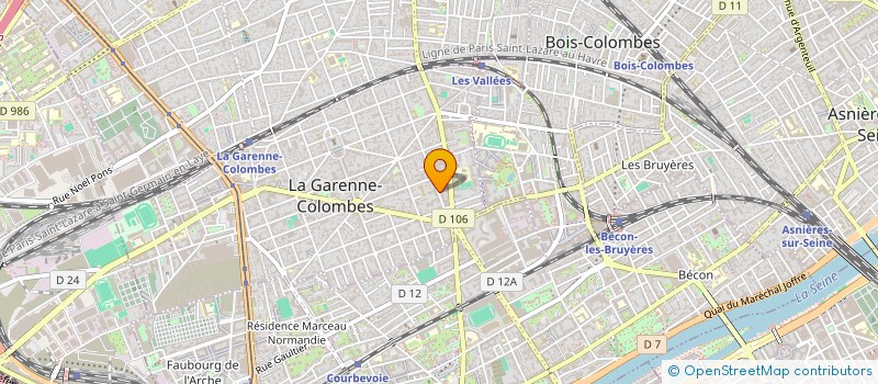 localisation de l'entreprise MONSIEUR JEAN-CLAUDE COHEN à LA GARENNE-COLOMBES