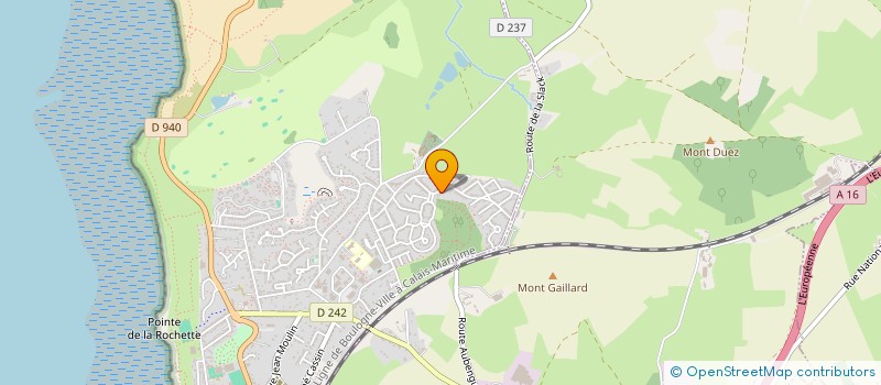 localisation de l'entreprise MONSIEUR JEAN-CLAUDE COLIN  WIMEREUX