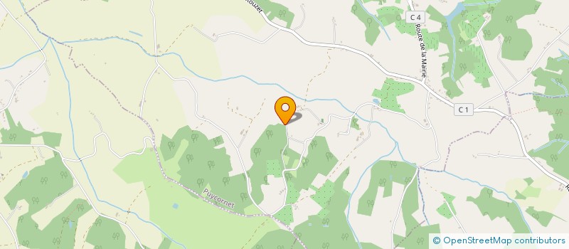 localisation de l'entreprise MONSIEUR JEAN-CLAUDE COMBALBERT  PUYCORNET