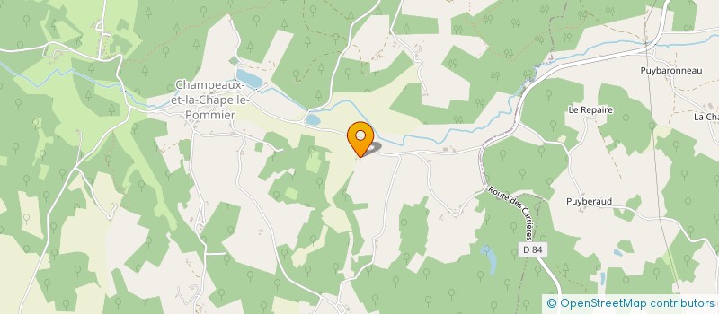 localisation de l'entreprise MONSIEUR JEAN-CLAUDE COMBEAU  MAREUIL EN PERIGORD